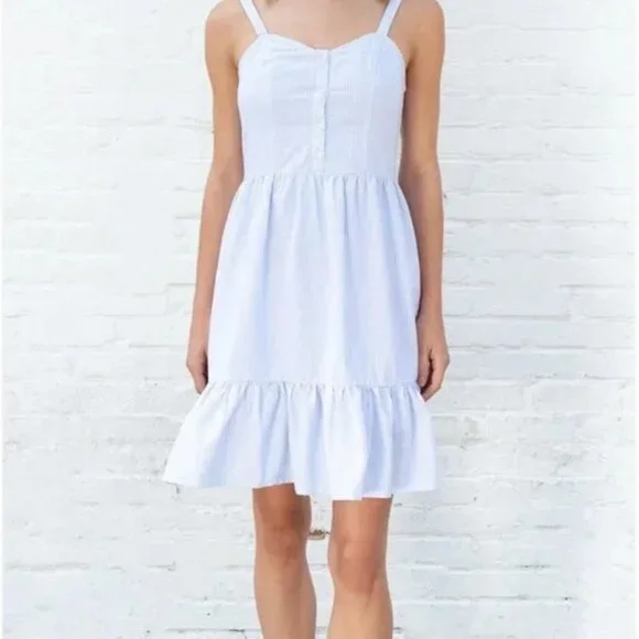 Brandy Melville | Dresses | Brandy Melville Blue Tianna Striped Dress Nwt |  Poshmark